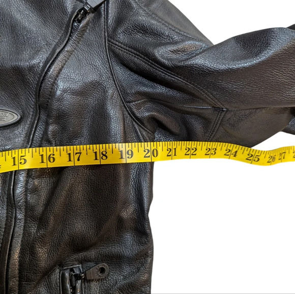HARLEY DAVIDSON FXRG Leather Jacket Medium - Picture 6 of 13